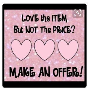 Feel free to make an offer